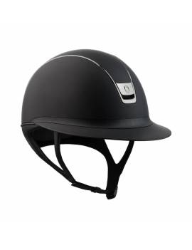 Casco equitación visera ancha mujer negro samshield