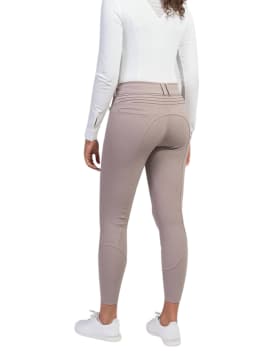 detalles traseros pantalones samshield de montar sin swarovkies color beige