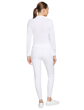 PARTE TRASERA Pantalón blanco competición de equitación mujer samshield chloe embrodery