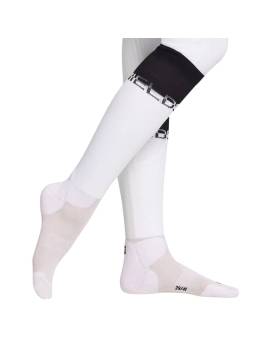 Calcetines de montar SAMSHIELD DOMI blanco con superior negro