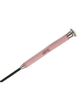 Fusta de doma WHIP&GO mango de gel 120cm rosa