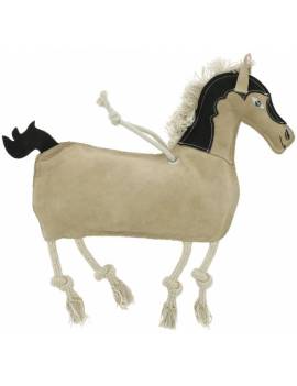 juguete para box con botella que hace ruido forma de caballo
