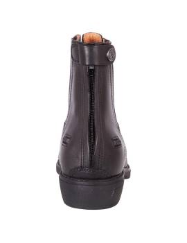parte de detras botines equitacion elastico y cordones marron br noblesse