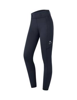 pantalones equitación tipo leggins azul marino waldhausen ella con cinta para cinturon