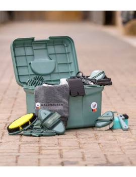 Caja de limpieza equitación verde waldhausen
