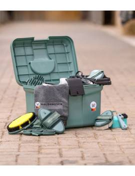 Caja de limpieza equitación verde waldhausen