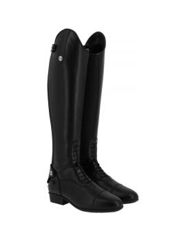 botas altas equitación piel sintética con cordones equitheme