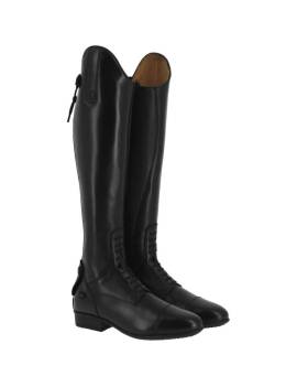 botas altas equitación cuero con cordones equitheme