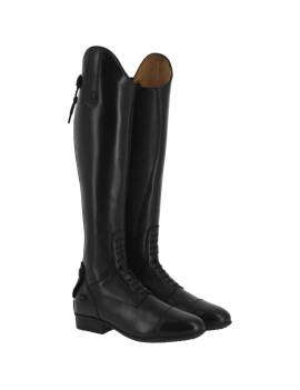 botas altas equitación cuero con cordones equitheme