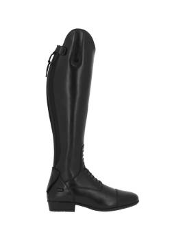lateral botas altas equitación cuero con cordones equitheme