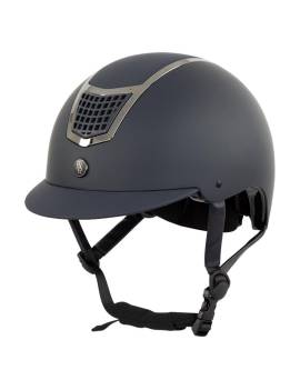 Casco equitación rueda br lamba painted azul marino