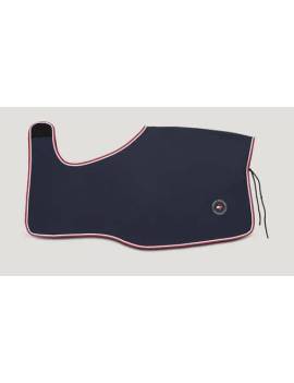 manta riñonera de trabajo caballo azul marino con ribete rojo tommy hilfiger springfield