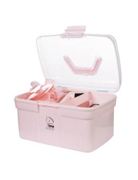 caja juego limpieza niños caballo hkm rosa
