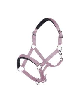 cabezada de cuadra caballo rosa hkm catherine