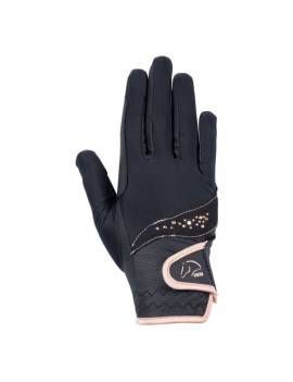 Guantes de equitación hkm rosegold