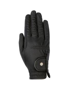 Guantes de equitación hkm negro