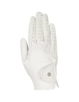 Guantes de equitación hkm blanco