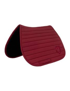 mantilla caballo granate con rayas equestro ETH09063