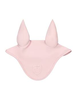 orejeras caballo rosa con logo todo rosa equestro ETH09064