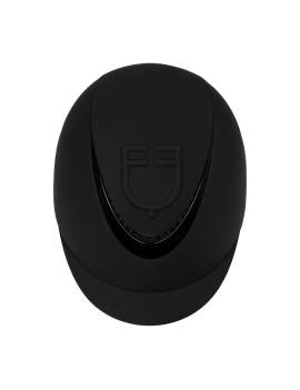 Casco de equitación logo equestro tipo cavalleria toscana visto desde arriba