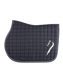 mantilla de salto azul marino antares con logo