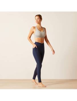 mujer con pantalon de montar mujer tipo leggin azul marino ariat eos chic
