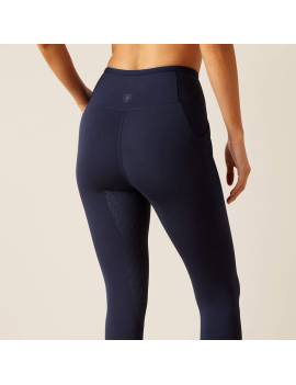 parte de atras pantalon de montar mujer tipo leggin azul marino ariat eos chic