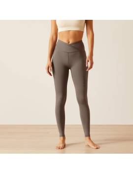 pantalon de montar mujer tipo leggin gris ariat eos chic