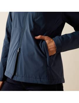 detalles bolsillos chaqueta equitación mujer azul marino ariat rion