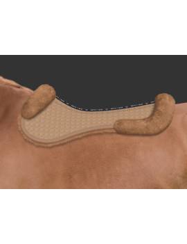 Salvacruces con borreguillo natural caballo equitación  MATTES CAFE y borreguillo natural