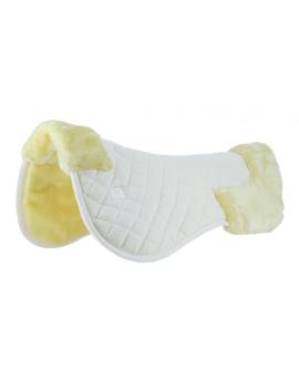 salvacruces blanco con borreguito sintético para poni equitheme riding world