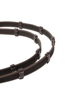 detalles riendas equitación lona engomada con topes antares softgrip