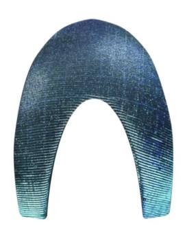 Panel delantero intercambiable casco equitación kep italia galassia blue