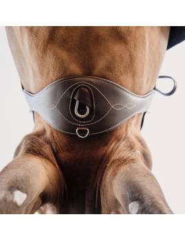 visión desde abajo cincha anatómica caballo kentucky horsewear