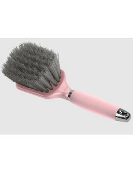 cepillo mango de gel rosa para cascos caballo waldhausen