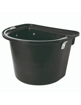 cubo comedero portátil colgable waldhausen negro