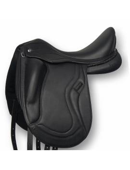 detalles montura doma equitación con puentes intercambiables ikonic evolution adapt negro