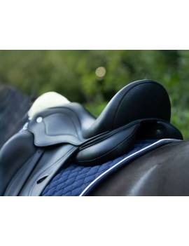 montura doma equitación con puentes intercambiables ikonic light negro visión trasera