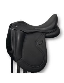 montura doma equitación con puentes intercambiables ikonic light negro