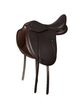 montura doma equitación con puentes intercambiables ikonic light doble marrón