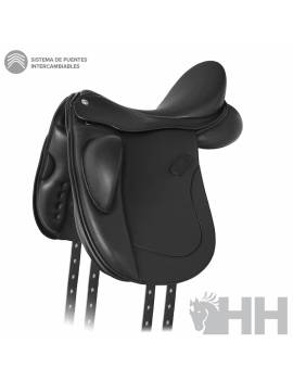 montura doma equitación lexhis kll deluxe plus negro