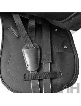 montura doma equitación lexhis kll deluxe plus negro faldón