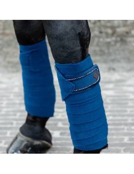 vendas polares terciopelo caballo con brillantes azul marino kentucky velvet pearls