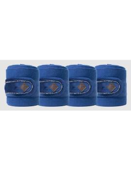 cuatro vendas polares terciopelo caballo con brillantes azul marino kentucky velvet pearls