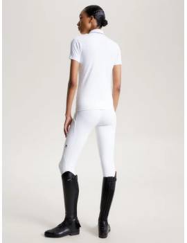 espalda polo equitación blanco mujer tommy hilfiger harlem