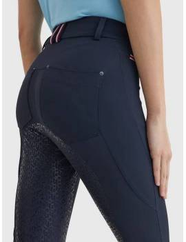 pantalones equitación mujer azul marino tommy hilfiger sytle azul marino visto desde detrás