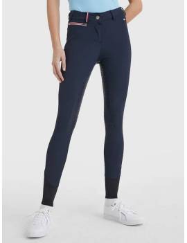pantalones equitación mujer azul marino tommy hilfiger sytle azul marino con rayas rojas