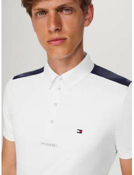 camisa blanca competición hombre equitación tommy hilfiger hamilton