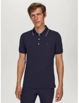 polo equitación hombre manga corta azul marino tommy hilfiger harrison