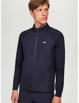 sudadera equitación hombre con cremallera azul marino tommy hilfiger somerset